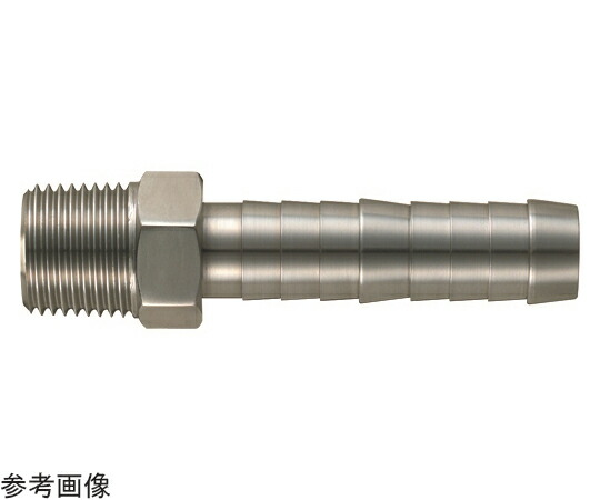 トヨックス トヨフッソホース専用継手 適合ホース内径25ミリ 継手規格R1 1個 FJN-25-R1