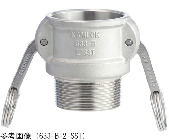 トヨックス カムロック カプラー オネジ ステンレス 3/4インチ 1個 633-BB-3/4-SST