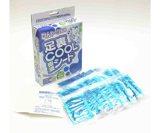 足裏　COOL　樹液シート　30枚×36個入 1ケース(30枚×36個入) K11280