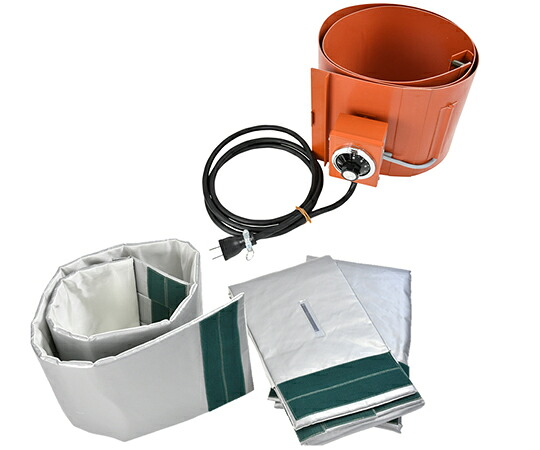 ThreeHigh ドラム缶ヒーター断熱　ジャケット付き 1式 K-21W-PSE-JDAN