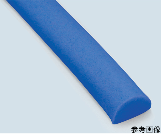 防塵ゴム カマボコ型 10×10mm 青色 60m 1巻 TM-341-4