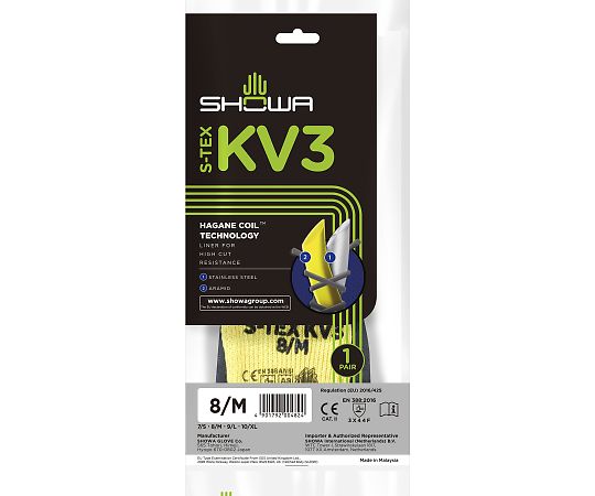 ショーワグローブ S-TEX　KV3（ハガネコイル）　M　120双 1ケース(120双入) S-TEXKV3-M