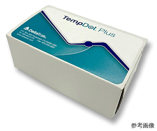 店内全品ポイント5倍★要エントリー★デルタトラック 温度・時間ラベル　TEMPDOT　PLUS　0℃　100枚入 1箱(100枚入) 51050｜Shop de clinic店