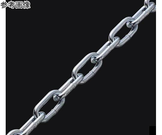 ふじわら 雑用チェーン店 ユニクロメッキ 4mm×30m 1巻 ZC-4