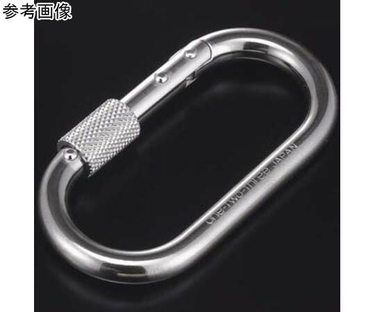 ふじわら カラビナダブルストッパー　環付き　10mm 1個 KA10W-S