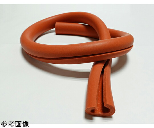 ThreeHigh シリコンスポンジ丸チューブ（スポンジ背割れ加工）10×25mm 1m 1本 ST10-25-1-SL