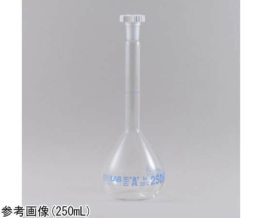 ISOLAB メスフラスコ 白 プラスチック栓付 10000mL NS45/40 1個
