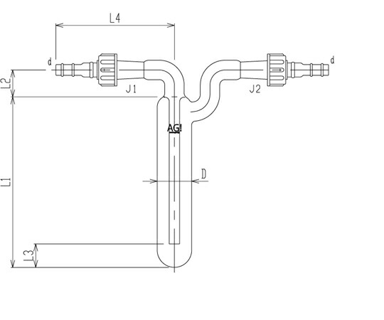 旭製作所 トラップ 型（ホース分離型）　Φ30 1個 4147-30/200