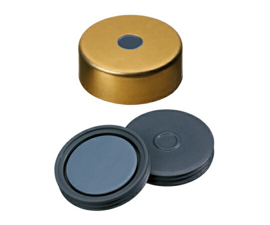 La-Pha-Pack PTFE/ブチルセプタム付き添い人 クロム-Cap GO 100個入 1箱(100個入) 20030710