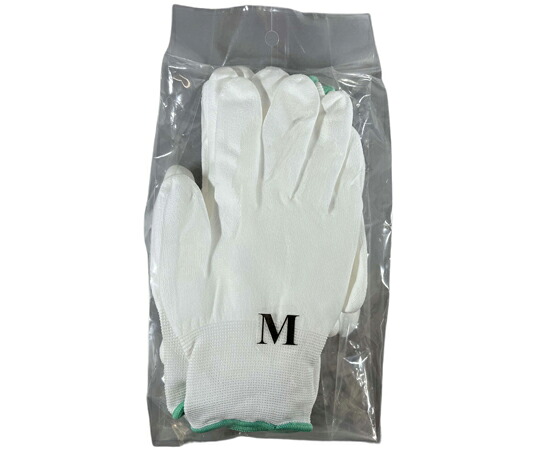 勝星産業 18Gウレタン背抜き手袋 10双組 M 5組セット 1セット(10双×5組入) T-180