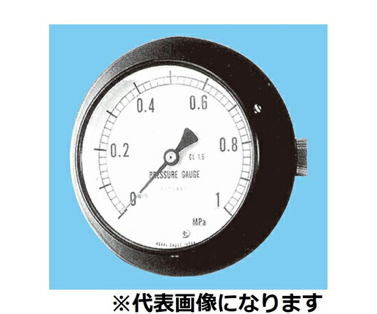 旭計器 ブルドン管圧力計 D形 圧力範囲（MPA）：0～6 1個 101-D350X6MPA
