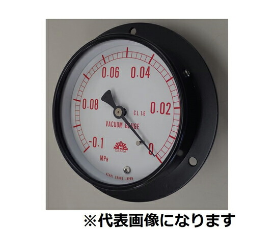 旭計器 ブルドン管真空計 D形 圧力範囲（MPA）：-0.07～0 1個 101-D240X-0.07MPA