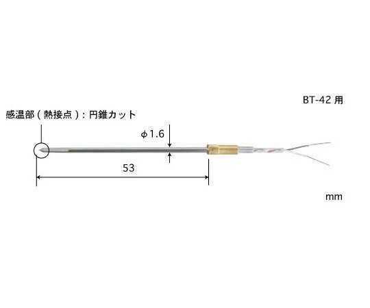 安立表示計器 BT続きもの用取り替えっこ用針 BTN続きもの 5本/1組 1組(5個入) BTN-42K