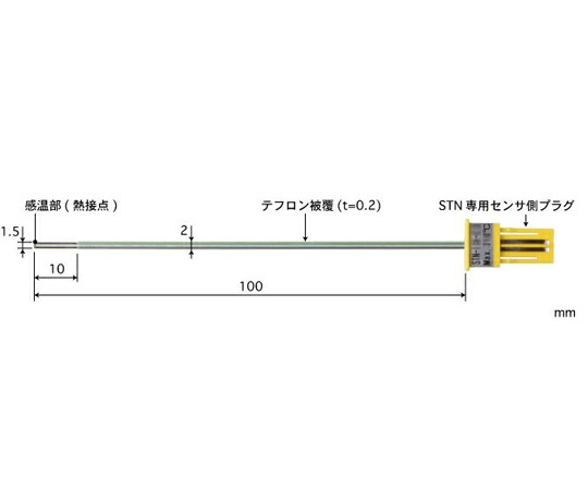 安立表示計器 磁気テープ形多目的熱度検出器 取り替えっこ印字機 STN続きもの 5本/1組 -50～210℃ 幅狭印字機 2秒 100粍 E印字機 1組(5本入) STN-41E-010