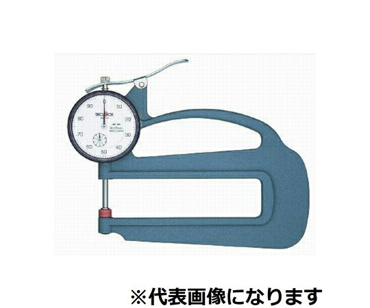 テクロック ダイヤルシクネスゲージ 10粍 受注生み出すこと品 1個 4306