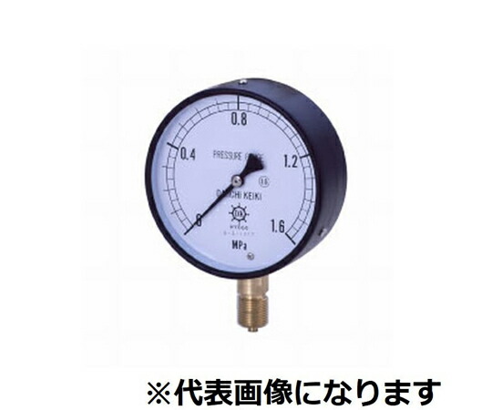 第一計器製作所 IPT一般真空計 要部SUS A型 φ60 G1/4 -0.1～0MPA 1個 S-AT1/4-60:-0.1MPA