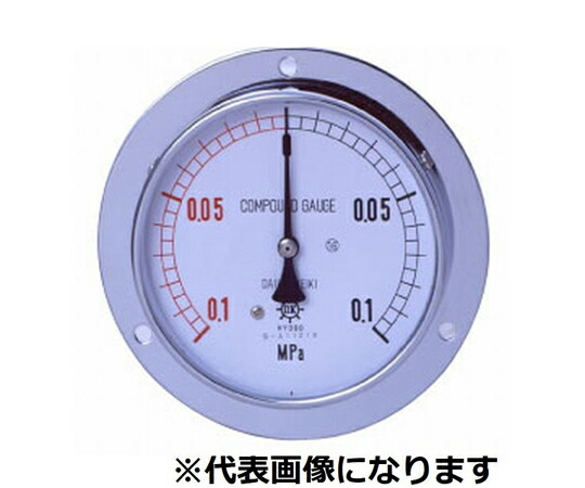 第一計器製作所 IPT一般圧力計 D型 φ75 G3/8 0～60MPA 1個 DU3/8-75:60MPA