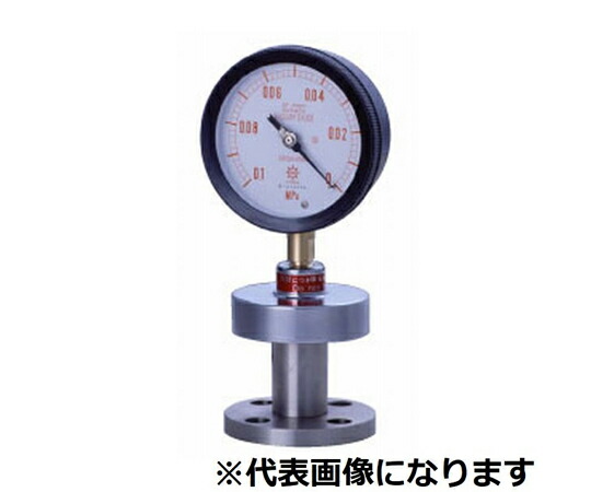 第一表示計器製造所 隔壁式剪断応力計フランジ式 ダイヤフラムSUS316L封入液ケイ素樹脂  A型 φ75 76φ 0～1 1個 PK-5 金75 JIS10K-15ARF 1MPA S25C SUS304