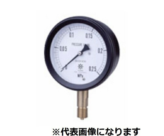 第一計器製作所 MPPプラ密閉型圧力計 要部SUS A型 φ75 G3/8 0～7MPA 1個 S-AT3/8-75:7MPA