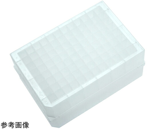 Celltreat ディープウェルストレージプレート（96ウェル、四角四面、V底） D127.7×W85.4×H30.6粍 25枚入り口・入口 1箱(50枚入) 229571