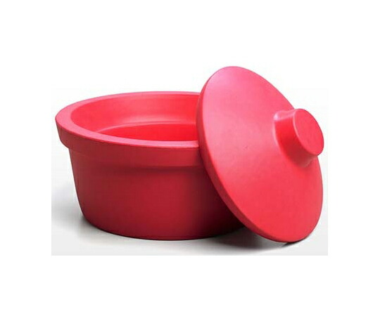 biocision TruCool Round 2.5L Ice Bucket with Lid 赤いこと 1個 BCS-115-25R 設備-研究・実験用品
