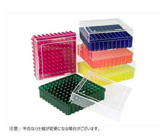 BMBio ST BMS クライオバイアルチューブストレージラック 100本立 1.0/1.8mL用 アソート 5個入 1パック(5個入) BMSC0200599