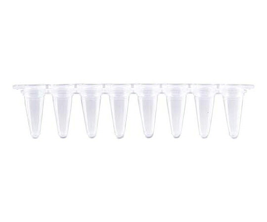 GUNSTER リアルタイムPCR 8連チューブ＆8連フラットキャップ 0.1ml ナチュラル 1セット（960本×4個入） 1セット(960本×4個入) MB-Q100C