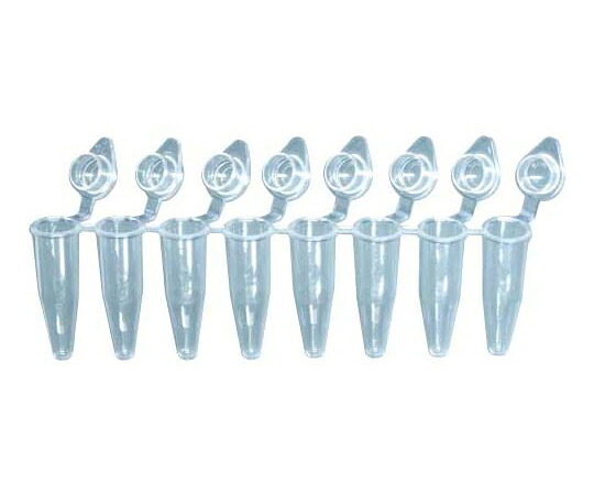 BMBio　ECO PCR 8連チューブ＆シングルドームキャップ 0.2ml ナチュラル　960本入 1個(960本入) PCR-8W