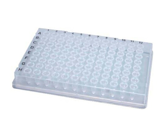 BMBio　ECO PCRプレート 96well フルスカート 0.2ml ナチュラル 1セット（10枚&times;5個入） 1セット(10枚&times;5個入) PCR-96-MJ｜Shop de clinic店