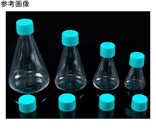 NEST 三角形瓶 500ml PETG プラグシールキャップ 無菌化済み 12個入 1容器に並べる(12個入) WNB783001