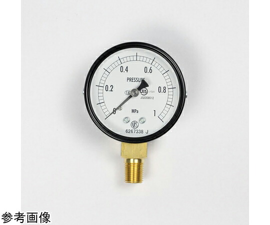 店内全品ポイント5倍★要エントリー★長野計器 普通形圧力計（Φ60） 立形A枠 5MPa 1個 AA10-171｜Shop de clinic店