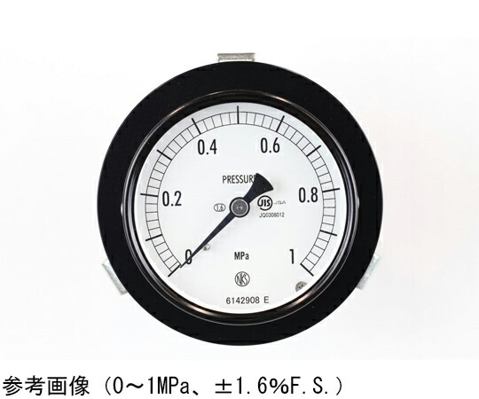 長野計器 決まり切った形翦断応力計（Φ75） 埋込形D枠（初っ切り金具） 35MPa 1個 AC15-131