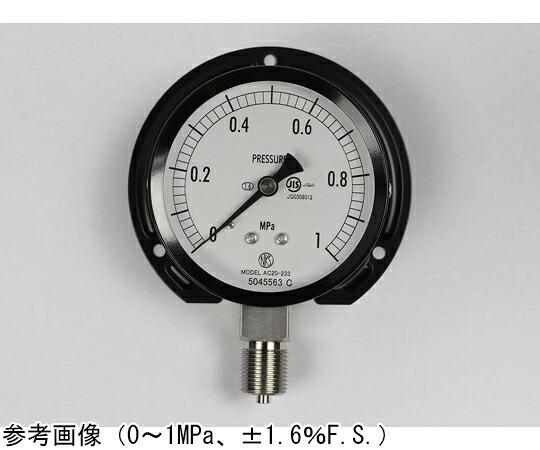 長野計器 決まり切った形剪断応力計（Φ75） 立形B枠 4MPa 1個 AC20-233