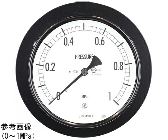 長野計器 普通形圧力計（Φ100） 埋込形D枠（取付金具）蒸気用 1MPa 1個 AE15-131