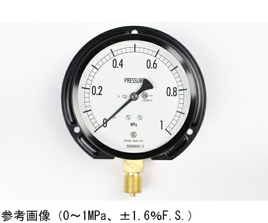 長野計器 決まり切った形剪断応力計（Φ100） 立形B枠 耐振用 35MPa 1個 AE20-231