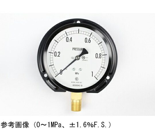 長野計器 普通形圧力計（Φ100） 立形B枠 2MPa 1個 AE20-281