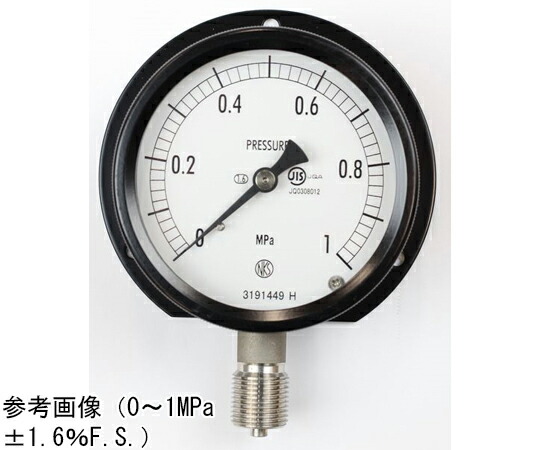 長野計器 密閉型剪断応力計（75Φ） 立形B枠 -0.1～1MPa 1個 BC10-233