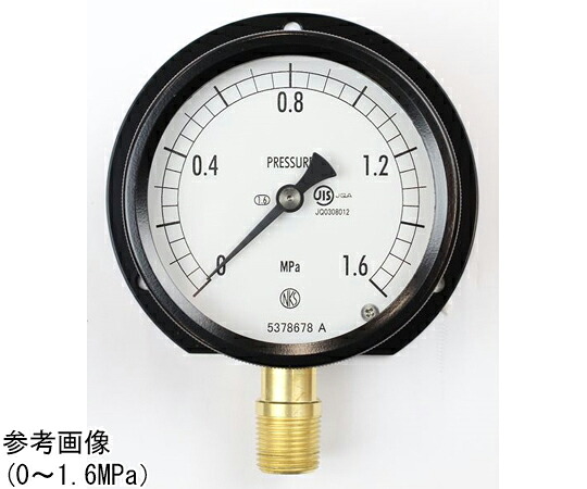 長野計器 密閉型圧力計（75Φ） 立形B枠 1MPa 1個 BC10-281