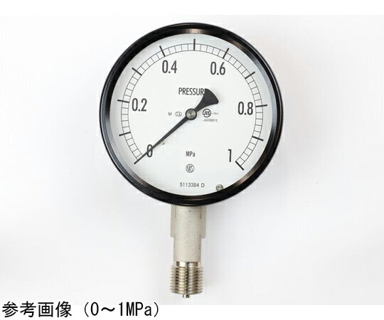 長野計器 密閉型翦断応力計（100Φ） 立形A枠 蒸汽船用 2.5MPa 1個 BE10-143