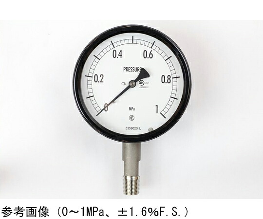 長野計器 密閉型剪断応力計（100Φ） 立形A枠 0.25MPa 1個 BE12-183