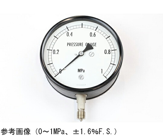 長野計器 密閉型圧力計（150Φ） 立形A枠 3.5MPa 1個 BG10-133