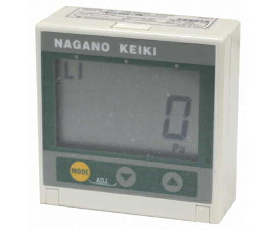 長野計器 電池式デジタル微差圧計 -50～50Pa 1個 GC63111B9XX0XXXXXX0