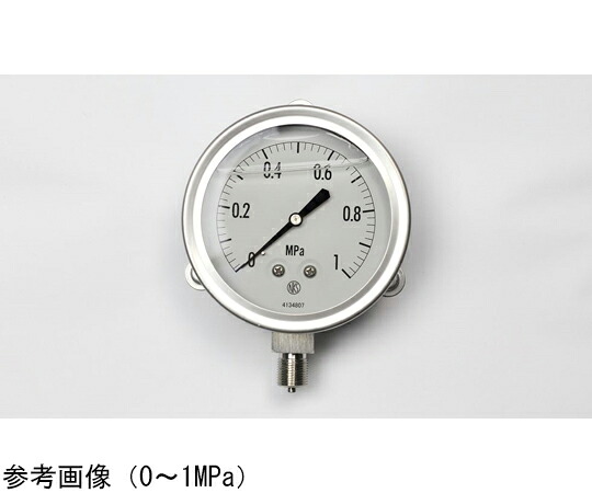 店内全品ポイント5倍★要エントリー★長野計器 グリセリン入圧力計(100Φ) 100MPa 1個 GV42-233|Shop de clinic店