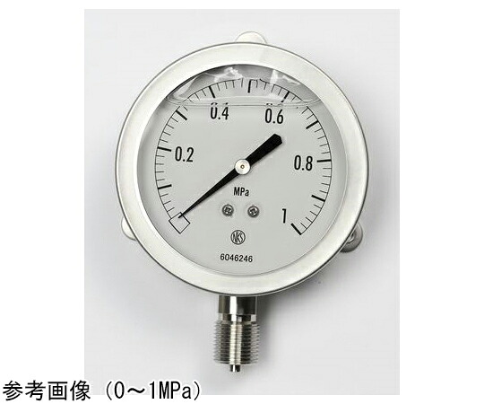 長野計器 グリセリン入圧力計（75Φ） 50MPa 1個 GV51-233 15,699円