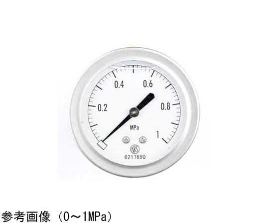 長野計器 グリセリン入圧力計（60Φ） 5MPa 1個 GV55-673