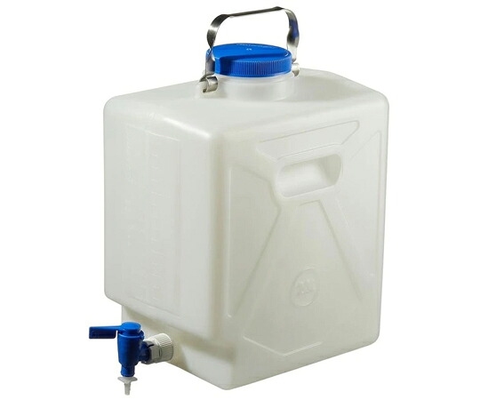 Fisherbrand Fisherbrand 角型カーボーイ 活栓付 20L 1個 03-007-644