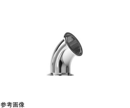 大阪サニタリー ヘルール45°エルボ 0.25kg 1個 316L-45EL-2C 2S