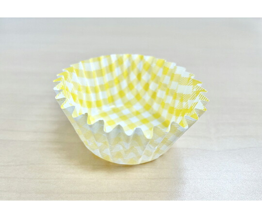 店内全品ポイント5倍★要エントリー★UACJ製箔 PBT おかず入れケース 黄チェック 7F 250枚×50本入 1ケース(250枚×50本入) 7949|Shop de clinic店