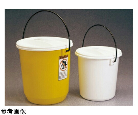 Thermo　Scientific　Nalgene フタ付きバケツ（LDPE） 7.6L 1箱(12個×1包入) 7102-0080