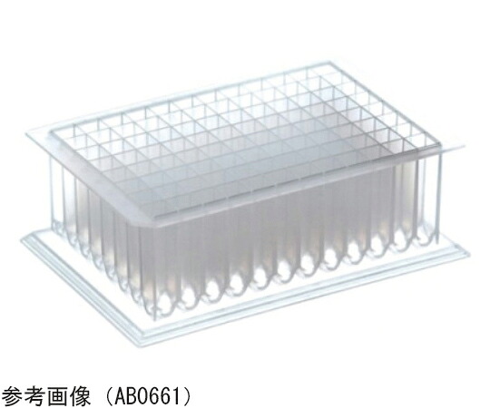 ABgene 96ディープウェルプレート（PP、U底） 2.2mL 50個×1パック 1箱(50個×1パック入) AB-0788